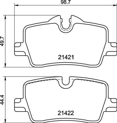 Brembo P 06 113 Brake Pad Set Prepared For Wear Indicator, With Anti-Squeak Plate, With Brake Caliper Screws